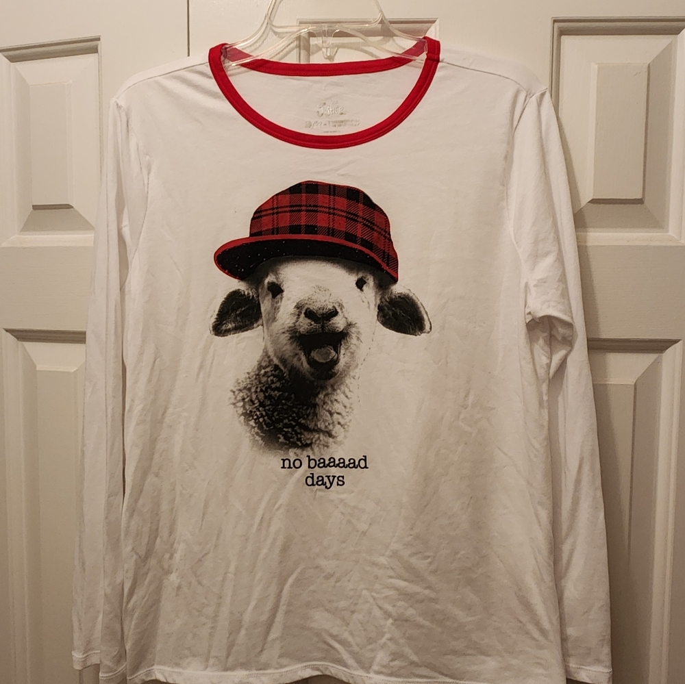 Justice Girls Long Sleeve Tee Size 20-22 Plus NWOT